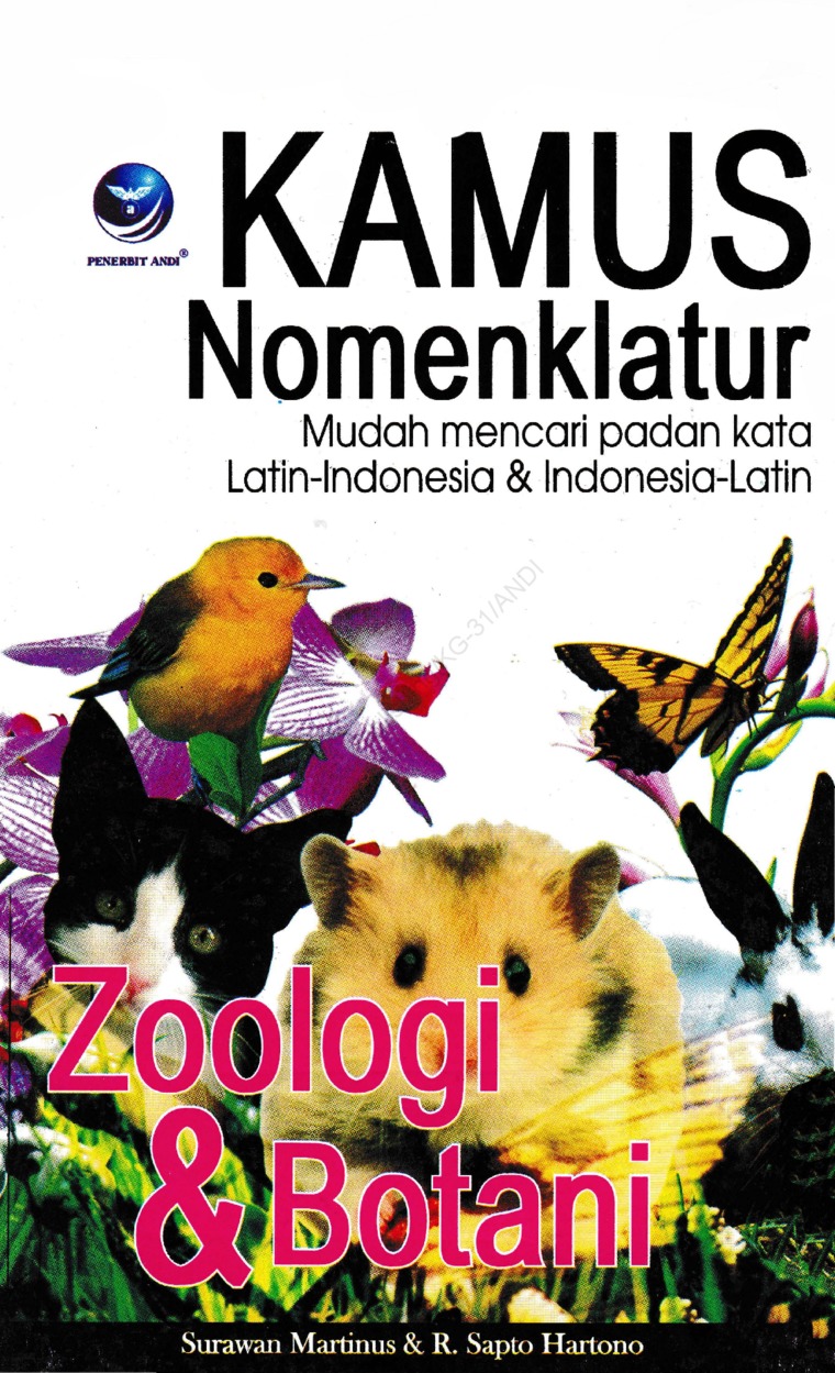 Kamus Nomenklatur  : Zoologi & Botani